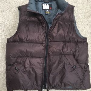 Burton Lava Down Puffer Vest, plum/grey, Women’s M